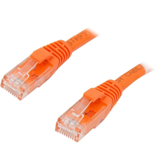 C2G 10ft Cat6 Snagless Unshielded (UTP) Ethernet Network Patch Cable - Orange