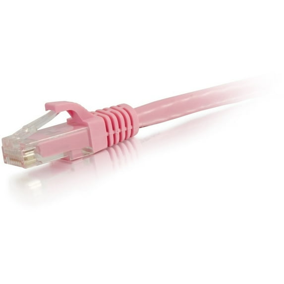 C2G 10ft Cat6a Snagless Unshielded (UTP) Network Patch Ethernet Cable-Pink