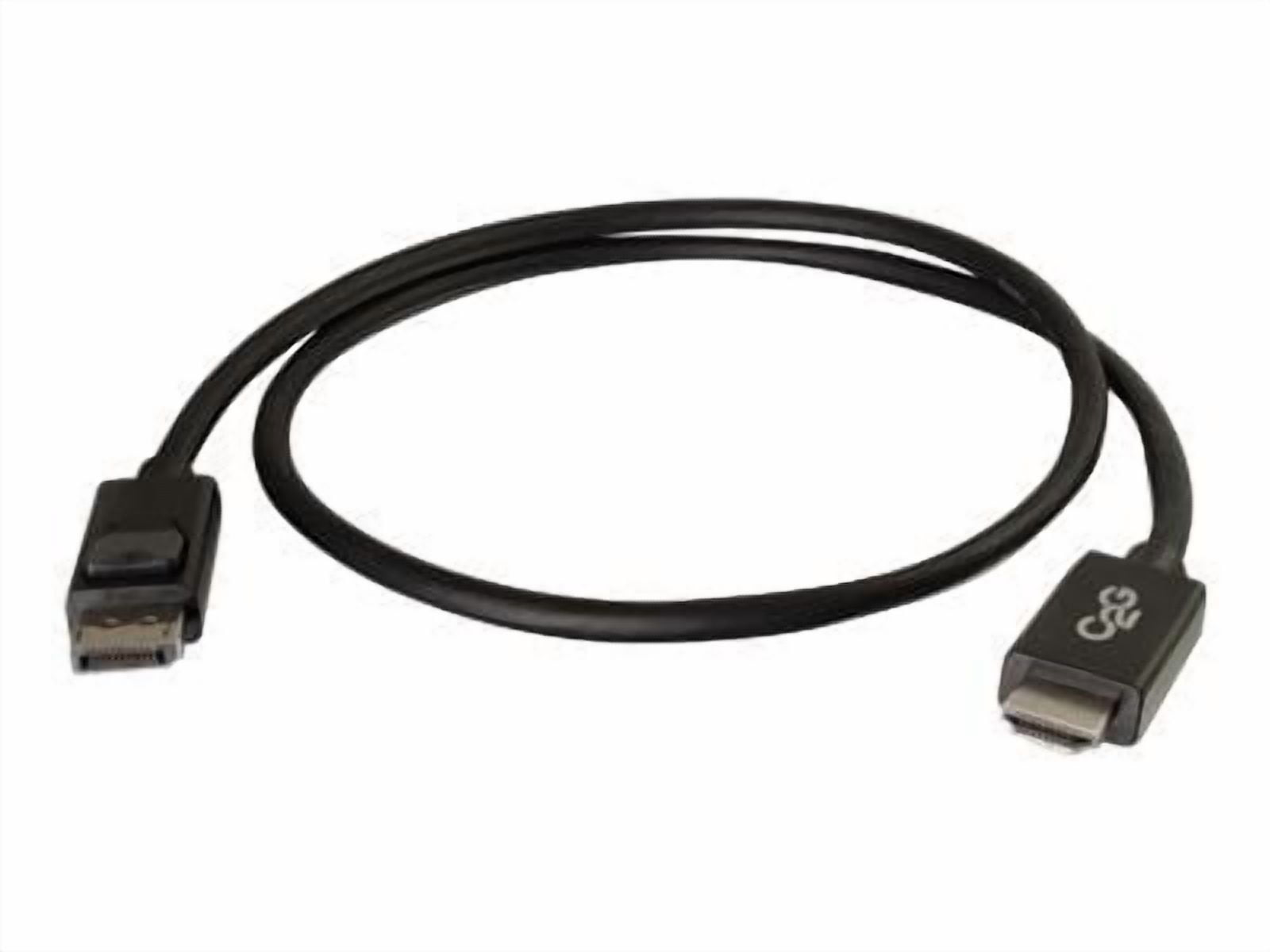 C2G 54327 Black DisplayPort to HDMI Cable Male to Male