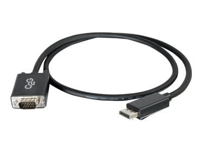 C2G 10ft DisplayPort Male to VGA Male Active Adapter Cable - Black - DisplayPort cable - 10 ft
