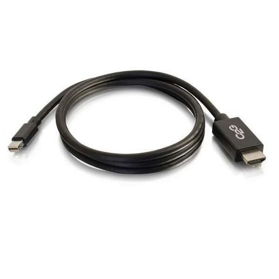 C2G 10ft Mini DisplayPort Male to HD Male Adapter Cable - Black (TAA Compliant)