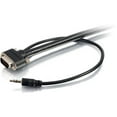 thumbnail image 1 of C2G 10ft Select VGA + 3.5mm Stereo Audio A/V Cable M/M - In-Wall CMG-Rated, 1 of 1