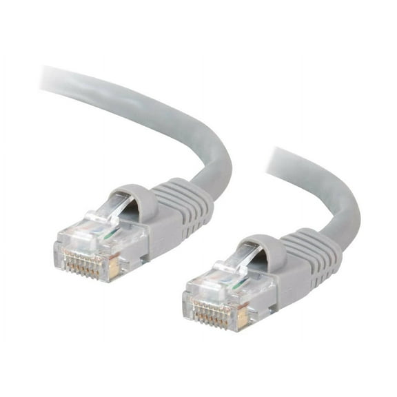 C2G Cat5e Booted Unshielded (UTP) Network Patch Cable - Patch cable - RJ-45 (M) to RJ-45 (M) - 10 m - UTP - CAT 5e - molded, snagless, stranded - gray