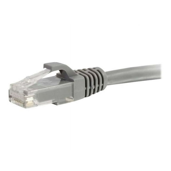 C2G 12ft Cat6a Snagless Unshielded (UTP) Network Patch Ethernet Cable-Gray - patch cable - 12 ft - gray