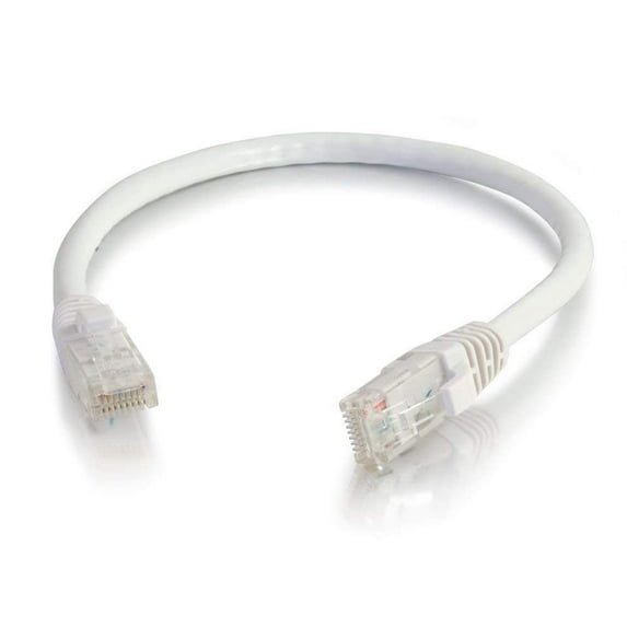 C2G 14ft Cat5e Snagless Unshielded (UTP) Ethernet Network Patch Cable - White