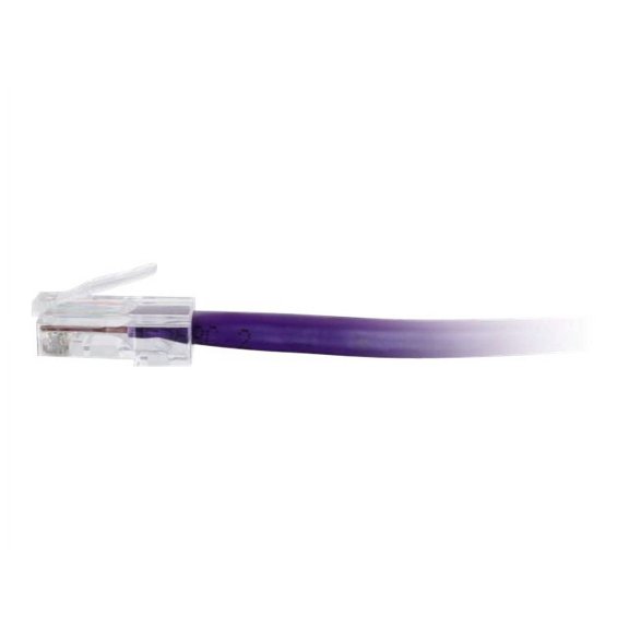 C2G 14ft Cat6 Non-Booted Unshielded (UTP) Ethernet Network Patch Cable - Purple - patch cable - 14 ft - purple