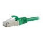 C2G 14ft Cat6 Snagless Shielded (STP) Ethernet Network Patch Cable - Green - patch cable - 14 ft - green