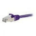 thumbnail image 1 of C2G 14ft Cat6 Snagless Shielded (STP)Ethernet Network Patch Cable - Purple - patch cable - 14 ft - purple, 1 of 3