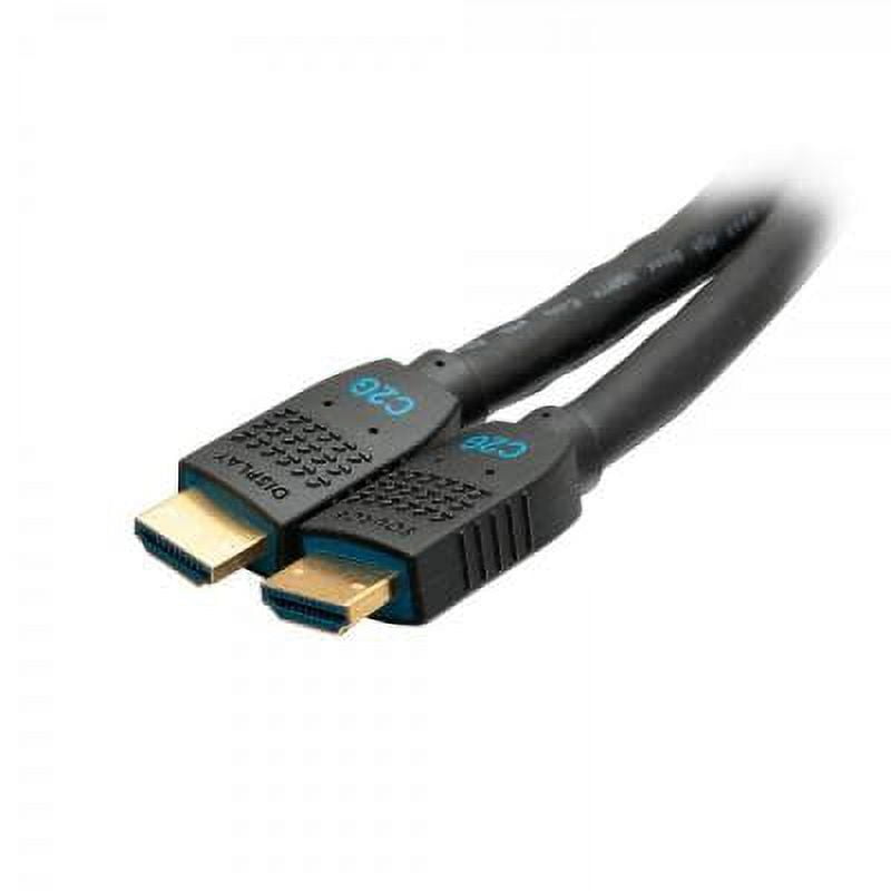 C2G 15 ft 4K 60Hz In-Wall Performance Series Ultra Flexible Active High Speed HDMI Cable, Black