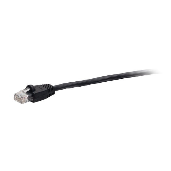 C2G 15ft Cat6 Snagless Unshielded Ethernet Cable - TAA Compliant F-Series - Black - Network cable - TAA Compliant - RJ-45 (M) to RJ-45 (M) - 15 ft - 0.2 in - UTP - CAT 6 - CMR - molded, snagless - black