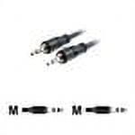 C2G 15ft 3.5mm Stereo Audio Cable with Low Profile Connectors M/M - Plenum CMP-Rated - audio cable - 15 ft