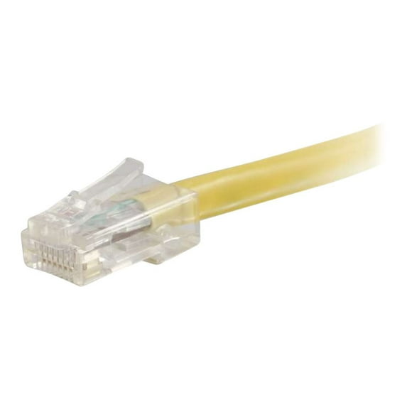 C2G 15ft Cat6 Non-Booted Unshielded (UTP) Ethernet Network Patch Cable - Yellow - patch cable - 15 ft - yellow