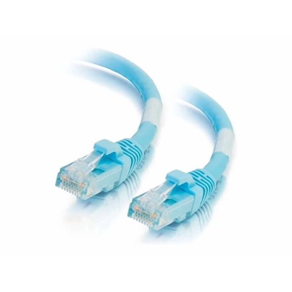 C2G 15ft Cat6a Snagless Ethernet Cable-Aqua