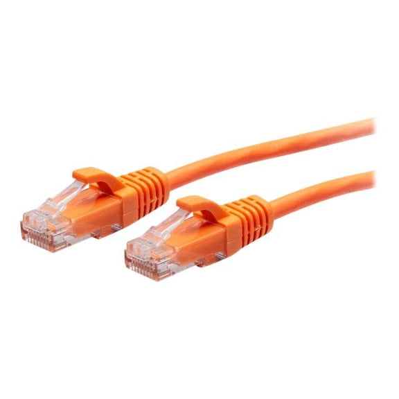 C2G 15ft (4.5m) Cat6a Snagless Unshielded (UTP) Slim Ethernet Network Patch Cable - Orange - Patch cable - RJ-45 (M) to RJ-45 (M) - 15 ft - 0.2 in - UTP - CAT 6a - molded, snagless - orange