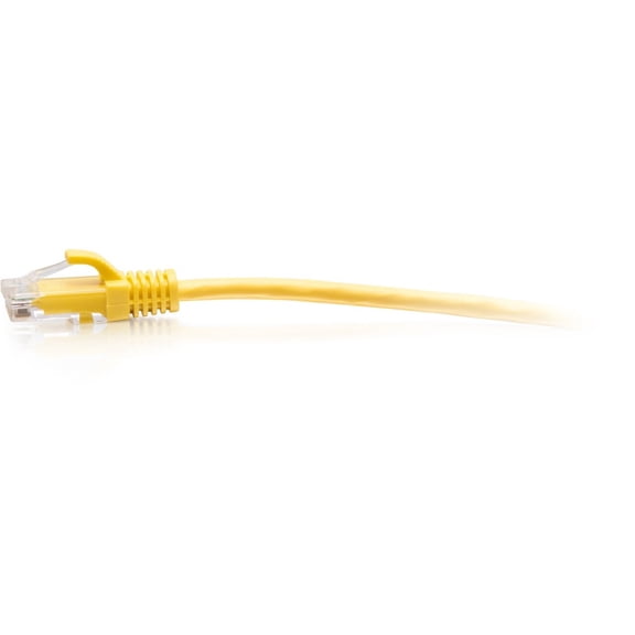 C2G 15ft Cat6a Snagless Unshielded UTP Slim Ethernet Patch Cable Yellow C2G30172