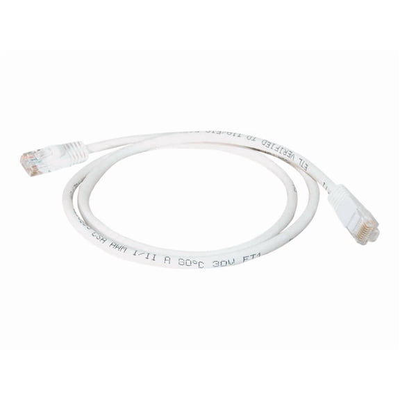 C2G 25ft Cat5e Ethernet Cable - Snagless Unshielded (UTP) - White - Category 5e for Network Device - RJ-45 Male - RJ-45 Male - 25ft - White