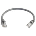 thumbnail image 1 of C2G 1ft Cat6 Snagless Unshielded (UTP) Ethernet Network Patch Cable - Gray, 1 of 6
