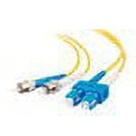 C2G 1m SC-ST 9/125 OS1 Duplex Single-Mode PVC Fiber Optic Cable - Yellow - patch cable - 3.3 ft - yellow
