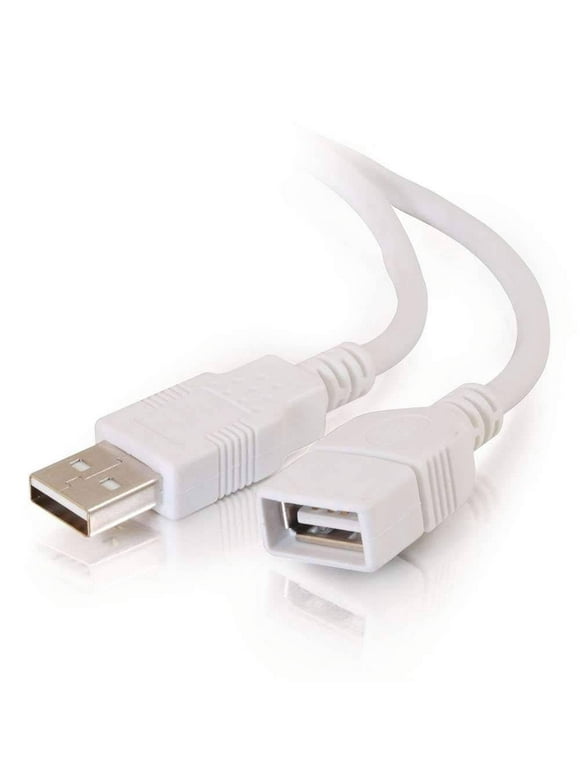 C2G 1m USB 2.0 A Male to A Female Extension Cable - White (3.3ft)