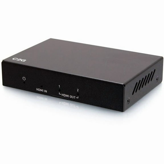 C2G 2-Port HDMI Distribution Amplifier Splitter 4K 60Hz C2G41600