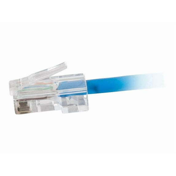 C2G Cat5e Non-Booted Plenum-Rated Unshielded (UTP) Network Patch Cable - Patch cable - RJ-45 (M) to RJ-45 (M) - 6.1 m - UTP - CAT 5e - plenum - blue