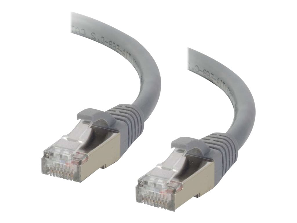 C2G 20ft Cat6 Snagless Shielded (STP) Ethernet Network Patch Cable - Gray - patch cable - 20 ft - gray