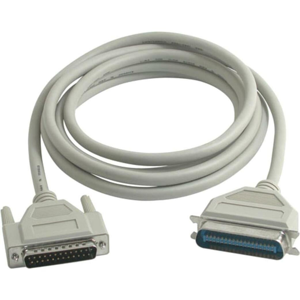 C2g 20ft Ieee 1284 Db25 Male To Centronics 36 Male Parallel Printer Cable Db 25 Male 6822