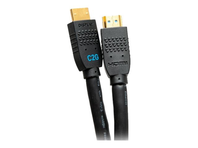 C2G 20ft Ultra Flexible 4K Active HDMI Cable Gripping 4K 60Hz In-Wall M/M C2G10381