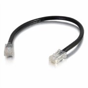 C2G 22683 Cat5E Non-Booted Unshielded UTP Network Patch Cable, Black 5 Feet/1.52 Meters