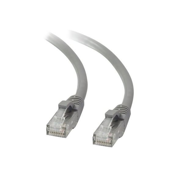 C2G 24814 Cat5e Snagless Unshielded (UTP) Network Patch Cable, Gray (1 Foot)