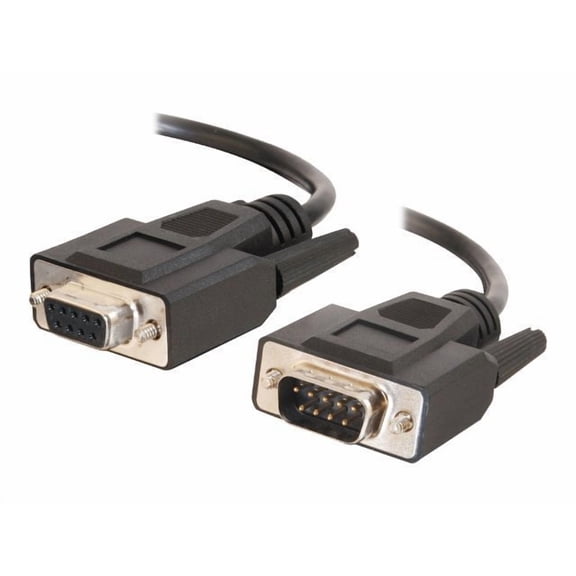 1FT DB9 M/F BLK EXTENSION CABLE ALL LINES