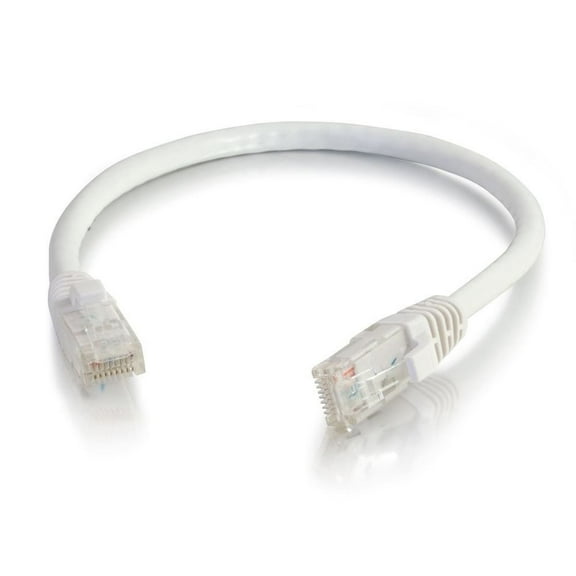 C2G 25428 Cat5e Snagless Unshielded (UTP) Network Patch Cable, White (10 Feet/3.04 Meters)