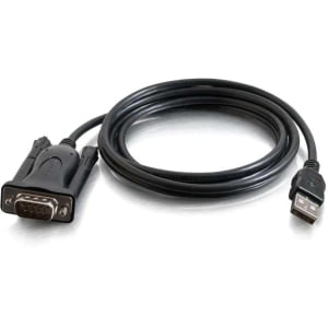 5FT USB TO DB9M SERIAL ADAPTER WITH THUMBS