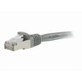 thumbnail image 1 of C2G 10ft Cat5e Snagless Shielded (STP) Ethernet Network Patch Cable - Gray - Patch cable - RJ-45 (M) to RJ-45 (M) - 10 ft - STP - CAT 5e - molded, stranded - gray, 1 of 5