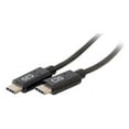 thumbnail image 1 of C2G 28826 USB-C Cable - USB-C 2.0 Male to Male Cable (3A Charging) (6 Feet, 1.82 Meters), 1 of 4
