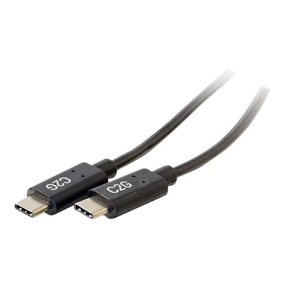 C2G 28826 USB-C Cable - USB-C 2.0 Male to Male Cable (3A Charging) (6 Feet, 1.82 Meters)