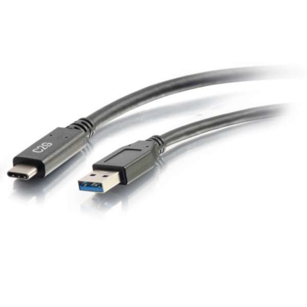C2G 28831 USB 3.0 USB-C to USB-A Cable M/M, Black (USB IF Certified) (3 Feet, 0.91 Meters)