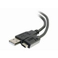thumbnail image 1 of C2G 28870 USB 2.0 USB-C to USB-A Cable, Male to Male Thunderbolt 3, Tablet, Chromebook Pixel, Samsung Galaxy TabPro S, LG G6, MacBook, 1 of 5