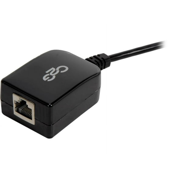 C2G 29348 USB 1.1 over Cat5 Superbooster Extender Dongle Transmitter, Black