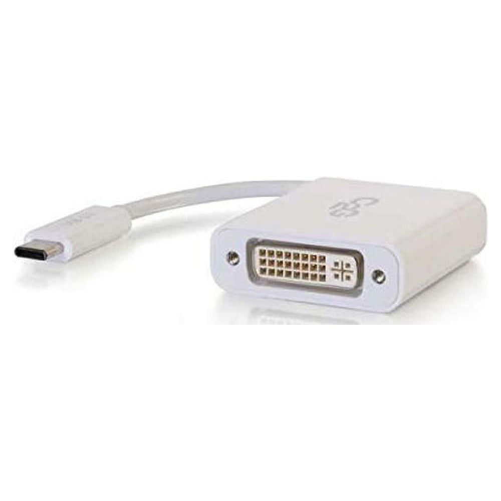 C2G 29484 USB-C To DVI-D Video Adapter Converter - White