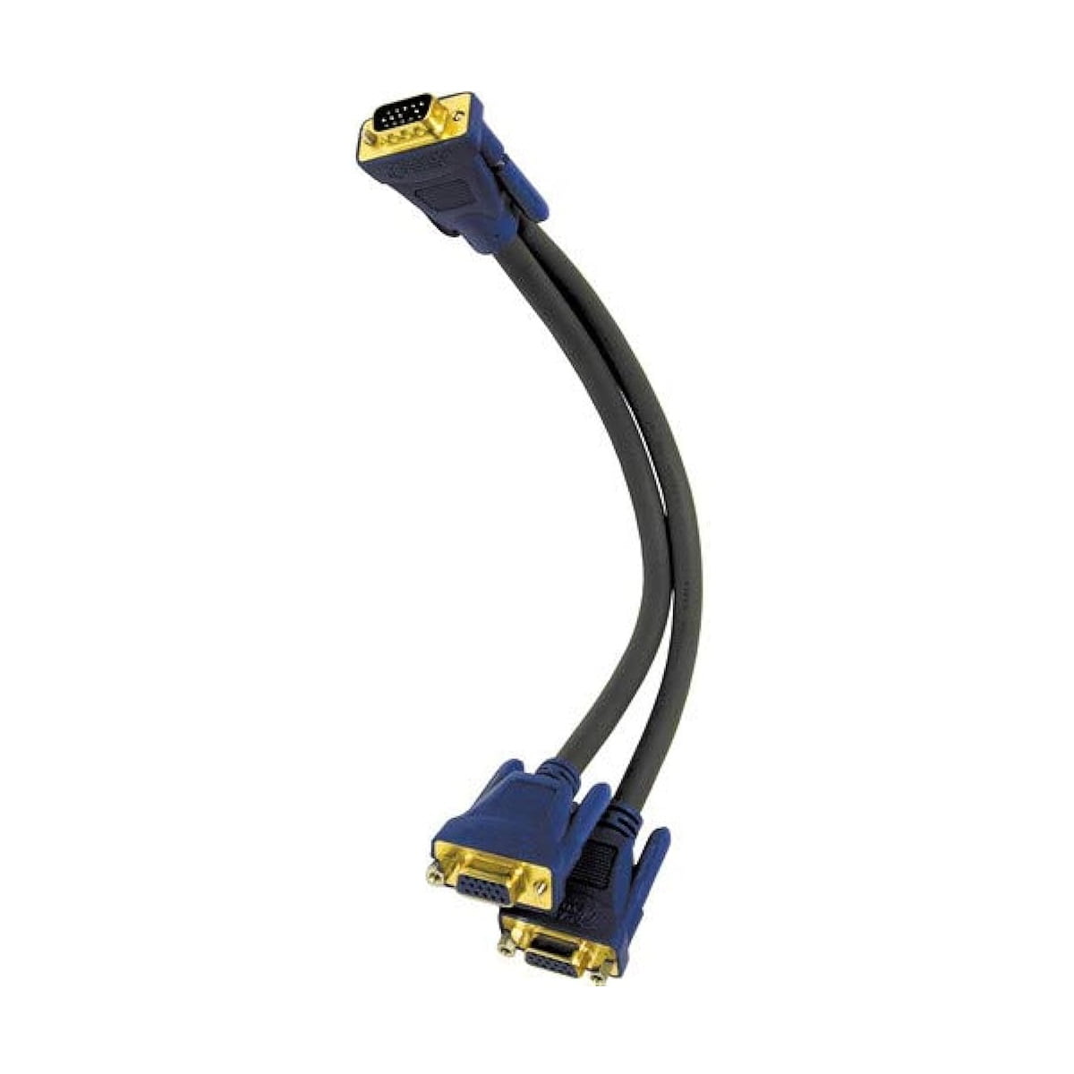 C2G Ultima - Display cable - HD-15 (M) to HD-15 (F) - 1 ft - molded, t