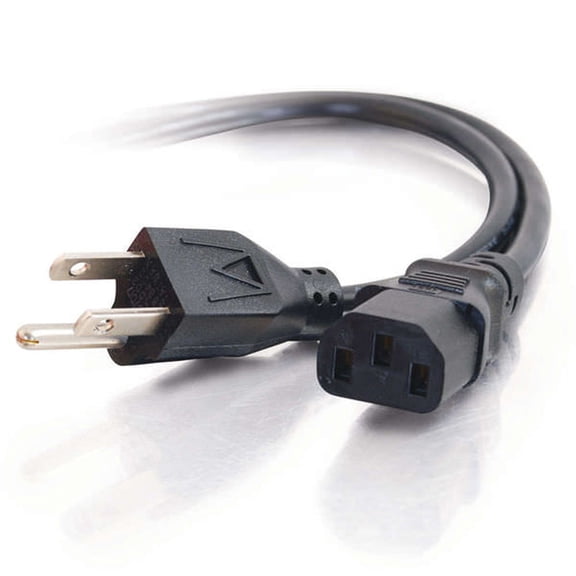 C2G 2ft 16 AWG Universal Power Cord (NEMA 5-15P to IEC320C13) (TAA Compliant)