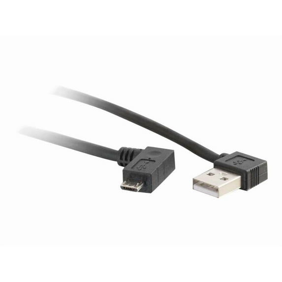 C2G 2m (6.5') USB 2.0 A Right Angle Male to Micro-USB B Right Angle Male Cable