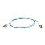 C2G 2m LC Uniboot 10Gb 50/125 OM3 Duplex Multimode PVC Fiber Optic Cable - Aqua - patch cable - 6.6 ft - aqua