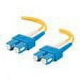 thumbnail image 1 of C2G 2m SC-SC 9/125 OS1 Duplex Single-Mode Fiber Optic Cable (TAA Compliant) - Yellow - patch cable - 6.6 ft - yellow, 1 of 4