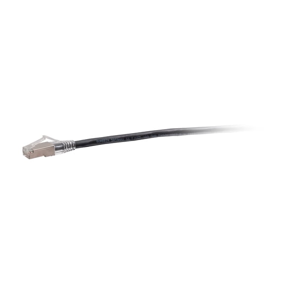 C2G 3ft Cat6a Snagless Shielded Ethernet Cable - TAA Compliant F-Series - Black - Patch cable - TAA Compliant - RJ-45 (M) to RJ-45 (M) - 91 cm - 0.2 in - STP - CAT 6a - CMR - molded, snagless - black