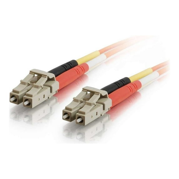 C2G 3m LC-LC 50/125 Duplex Multimode OM2 Fiber Cable - Orange - 10ft - patch cable - 3 m - orange