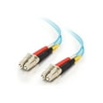 thumbnail image 1 of C2G 5m LC-LC 10Gb 50/125 Duplex Multimode OM3 Fiber Cable - Aqua - 16ft - patch cable - 16.4 ft - aqua, 1 of 4