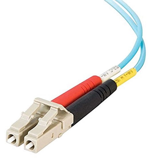 C2G 33050 / 10m LC-LC 10Gb 50/125 OM3 Duplex Multimode PVC Fiber Optic Cable - Aqua