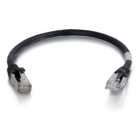 C2G 35FT Cat6 Snagless STP CBL-BLK